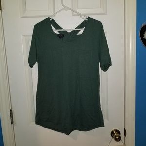 Olive green tee